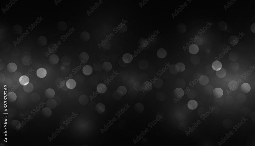 Sticker blurred bokeh banner perfect circular shape for your design