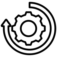 Recovery Outline Icon