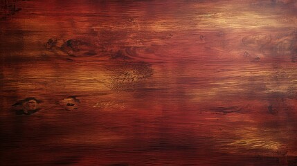 Uniform Mahogany with Gold Paint Stroke