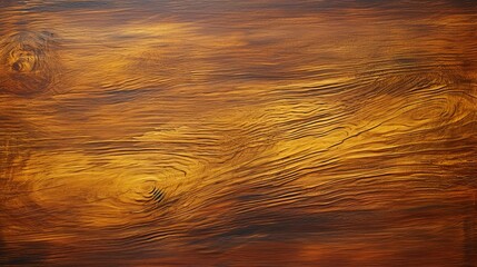 Uniform Hickory Brown Texture with a Stroke of Gold Paint