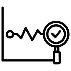 Predictive Analytics Outline Icon