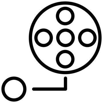 Data Outlier Outline Icon