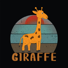 giraffe, Dream vector design with giraffe illustration for t shirt, hoodie, sweatshirt , poster and banner.