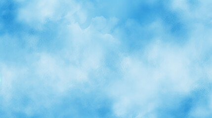 Obraz premium Abstract Watercolor shades blurry and defocused Cloudy Blue Sky Background, blurred and grainy Blue powder explosion on white background, Classic hand painted Blue watercolor background for design. 