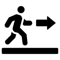 Step Forward Glyph Icon