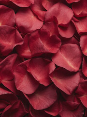 Naklejka premium Abstract background a red rose petals