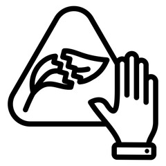 Prevention Outline Icon