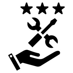 Reputation Repair Glyph Icon