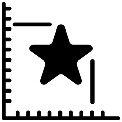 Reputation Measurement Glyph Icon