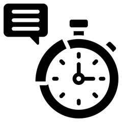 Time Frame Glyph Icon