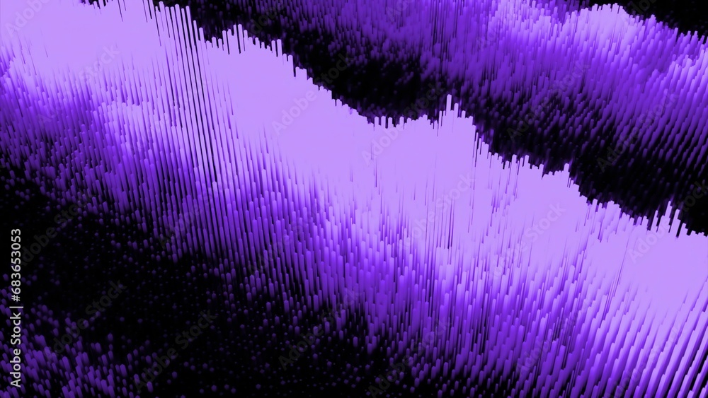 Aufkleber cyber texture with moving waves. design. moving waves on surface of cyber particles. cyber surface t