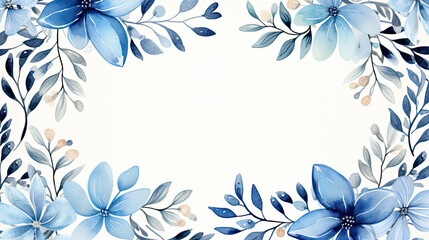 Fototapeta na wymiar watercolor flowers background, illustration, watercolor leaves summer background, 