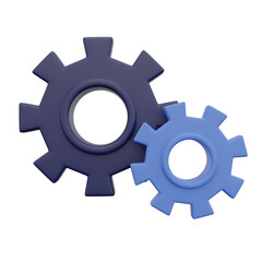 3D Gear Icon