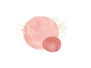 Fototapeta premium Abstract Watercolor Stain Hand Drawn Texture Background