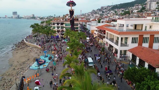 4K CATRINA GIGANTE PUERTO VALLARTA