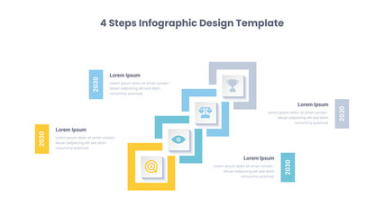 Infographic design template presentation, Timeline infographic
