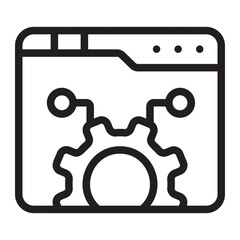 setting line icon