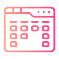 kanban line icon