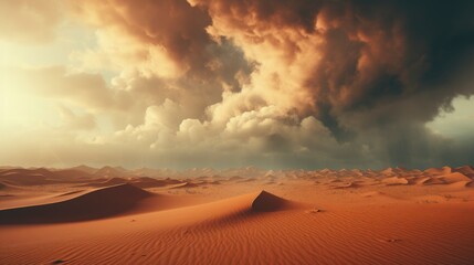 Golden Sand Dunes On Rare Rainy, Wallpaper Pictures, Background Hd 