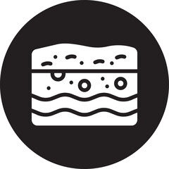 underground water glyph icon