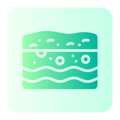 underground water gradient icon