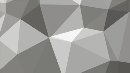 Monochrome polygon pattern. Low poly design vector illustration
