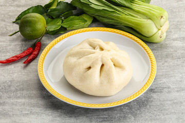 Chinese steamed bun Dim sum