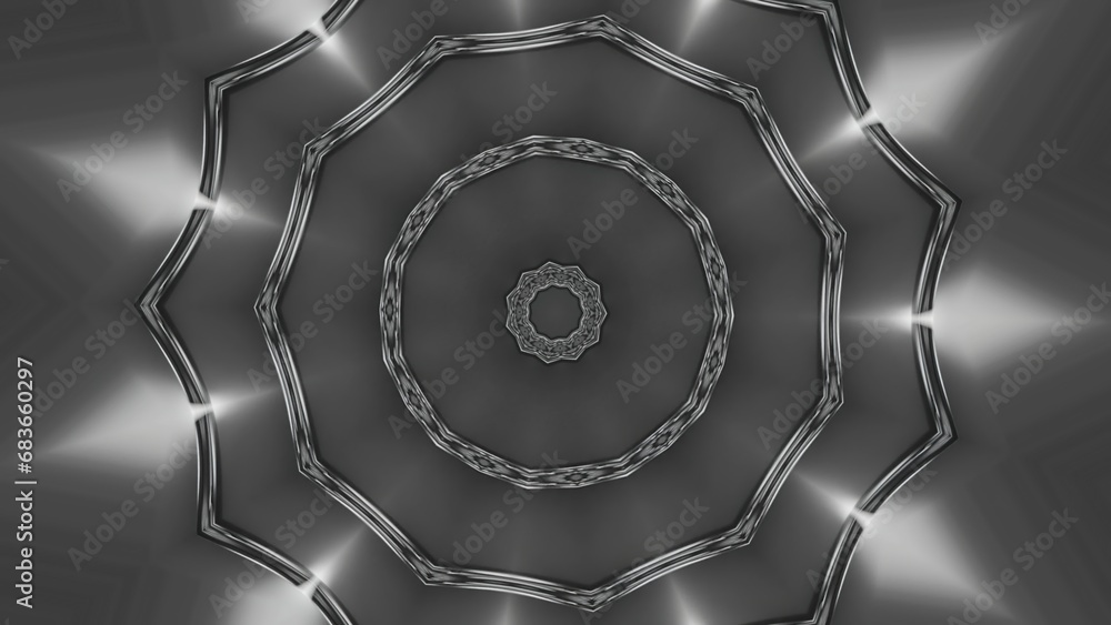 Poster circles of pattern with bright wave flashes of light. design. bright flashes of light wave in circul