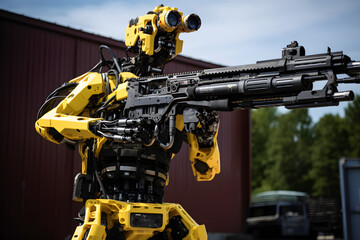 military humanoid combat robot concept