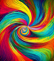 Rainbow Abstract background colorful swirl wallpaper