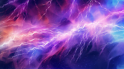 Abstract background with lightnings