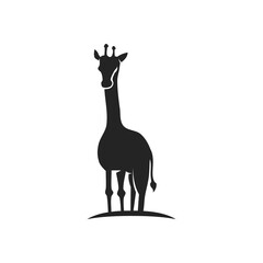 Giraffe logo template Isolated. Brand Identity. Icon Abstract Vector graphic