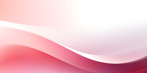 Abstract flowing white and pink background, geometric pattern of waves - Architectural, financial, corporate and business brochure template