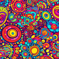 Colorful festive psychedelic graffiti abstract background digital wallpaper asymmetric 