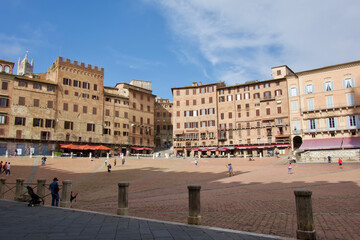 Fototapeta na wymiar Siena in Italy, Toscana, Sienna District