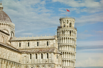 Pisa tower and church in Pisa