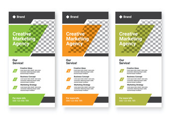 Creative business Instagram story template design