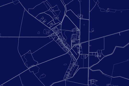 Abstract map. Town top view. Vector blueprint.