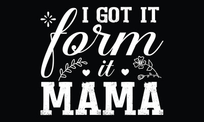 Mother's Day T-shirt Design Vector 