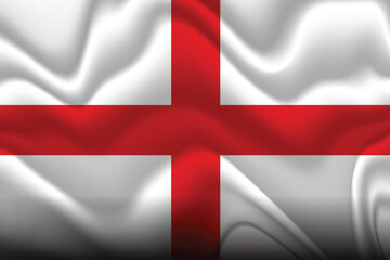 Obraz premium 3d vector realistic England flag background