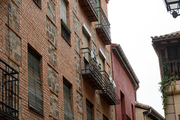 Fototapeta na wymiar View to typical houses in Toledo