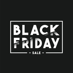 vector slices text style black friday festive sale banner