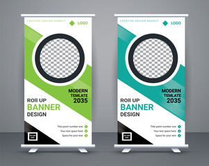 Business roll up banner design