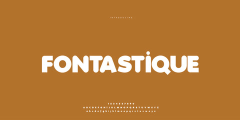 Elegant Font Uppercase Lowercase and Number. Classic Lettering Minimal Fashion Designs. Typography modern Sen Serif fonts regular decorative vintage concept. vector illustration. © SyedMuhammad