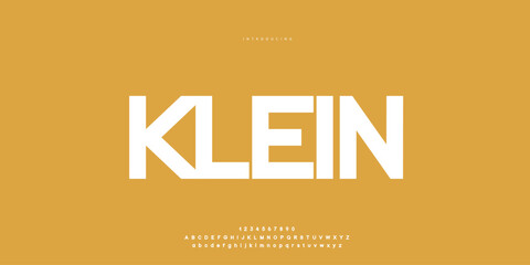 Elegant Font Uppercase Lowercase and Number. Classic Lettering Minimal Fashion Designs. Typography modern Sen Serif fonts regular decorative vintage concept. vector illustration. © SyedMuhammad