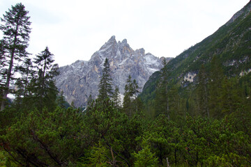 Fototapeta premium Dolomites mountains in Italy, alps, range