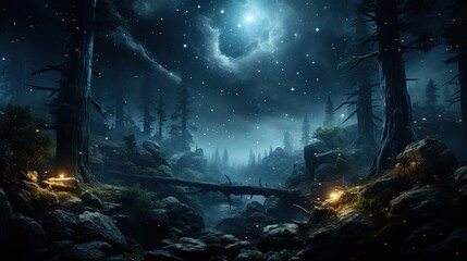 Constellation background 3D