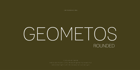 Elegant Font Uppercase Lowercase and Number. Classic Lettering Minimal Fashion Designs. Typography modern Sen Serif fonts regular decorative vintage concept. vector illustration. © SyedMuhammad