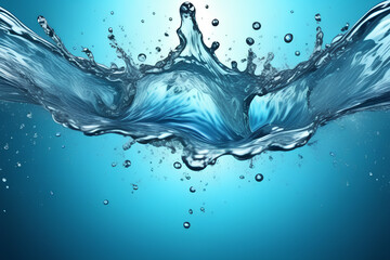 Dynamic Water Waves: A Splash of Elegance in Motion, Water Wave Background, Water Splash Background
