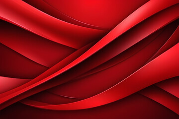 Dynamic Red Abstraction: Fluid Waves in Modern Design, Abstract Background, Abstract Red Wave Background, Abstract Red Background